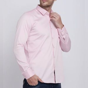 Like New Joseph Abboud Non-iron  Pink Long Sleeve Button Up Shirt